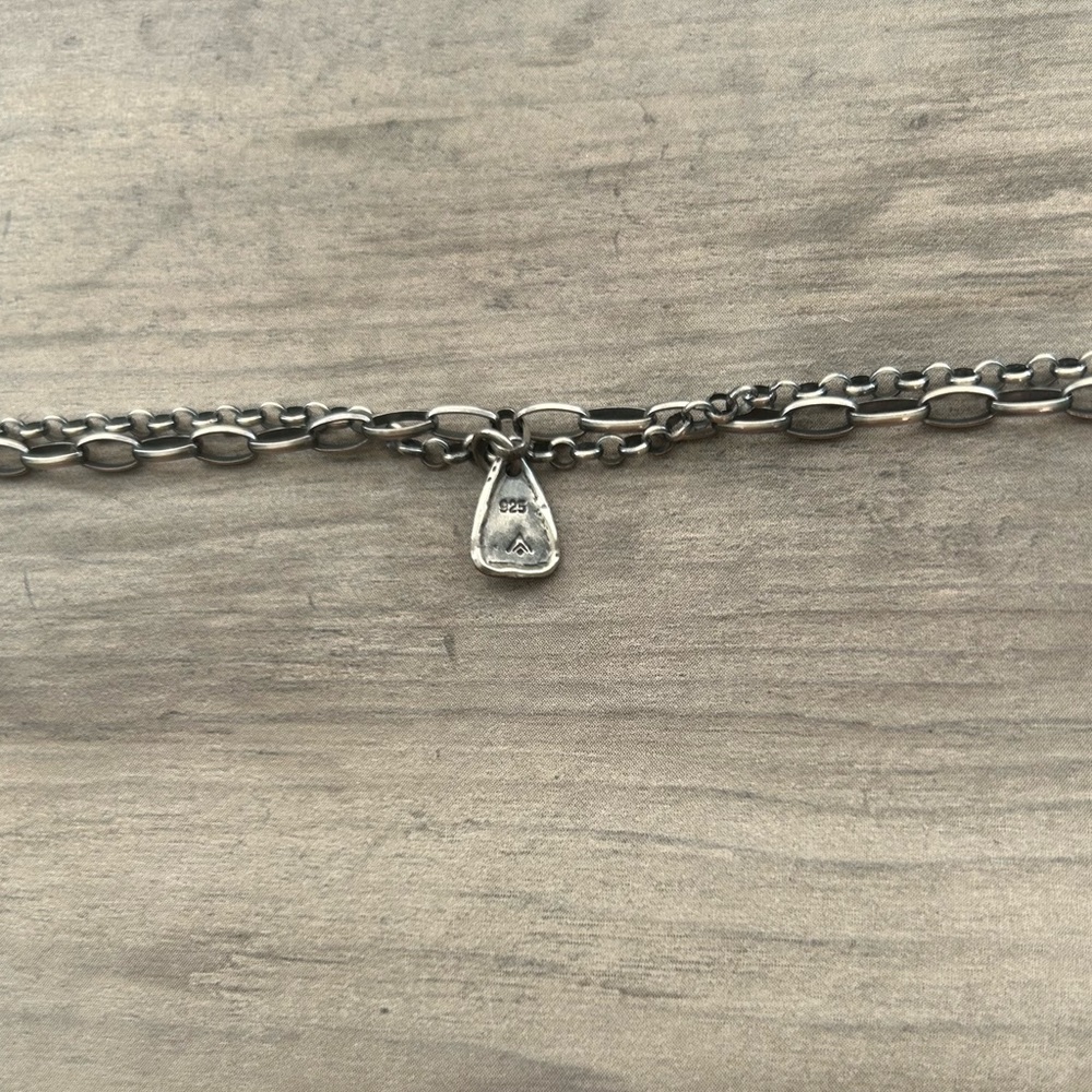 Silpada 925 Oxidized Sterling silver quartz crystal + pearl necklace - Picture 4 of 6